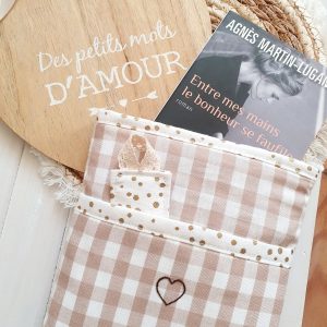 housse pour livre personnalisée